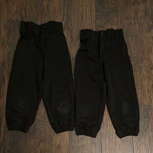 Rawlings Kids Black Tball/Baseball pants